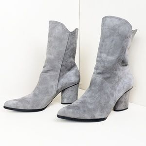 Donald Pliner Lora Gray Suede Boot